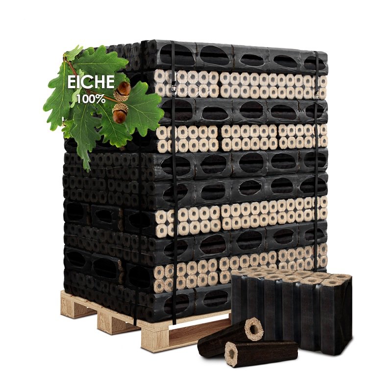 Eichenholzbriketts Pini&Kay Palette 960 kg (6x23 cm)